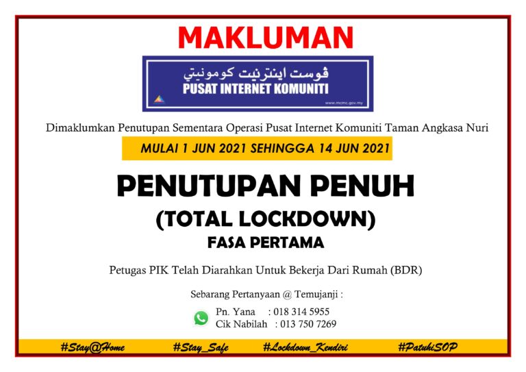 lockdown notis